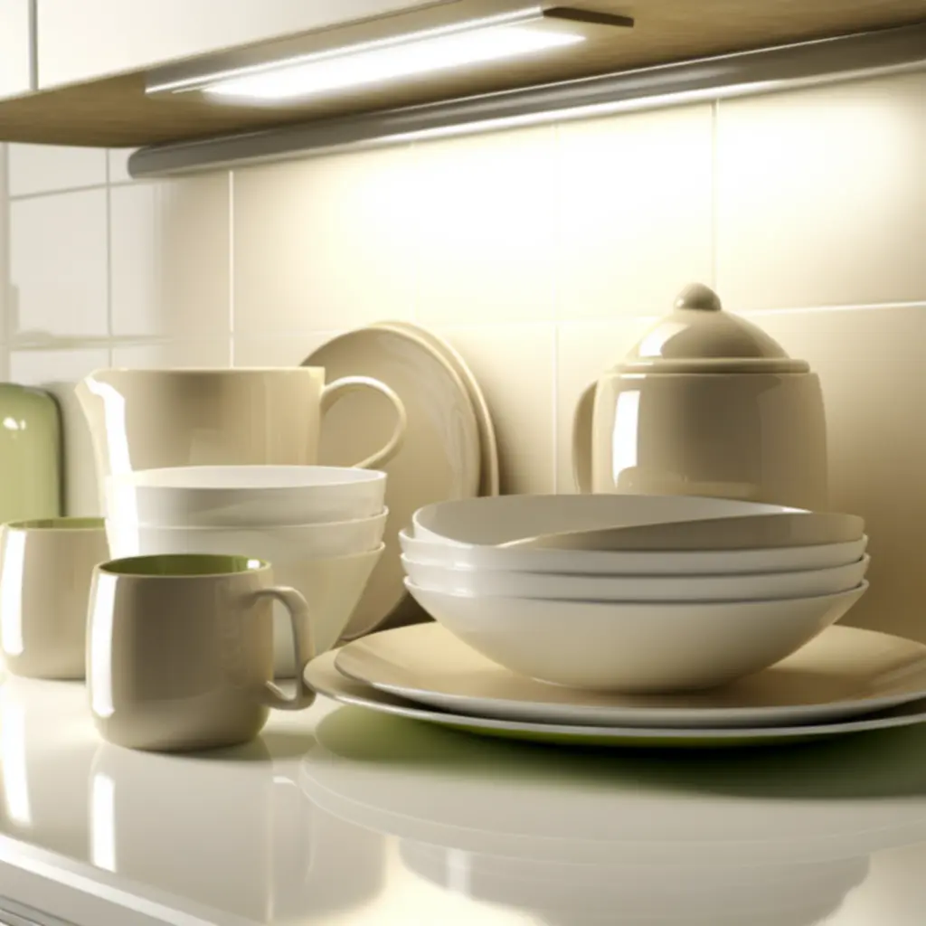 Szczegół ceramicznego naczynia z tradycyjnym wzorem folklorystycznym